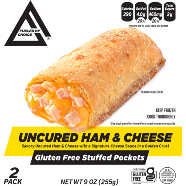 Fueled By Choice Uncured Ham & Cheese Stuffed Sandwiches 2 Pack