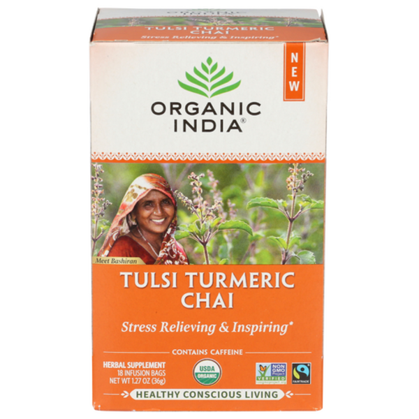 Organic India Organic Tulsi Turmeric Chai