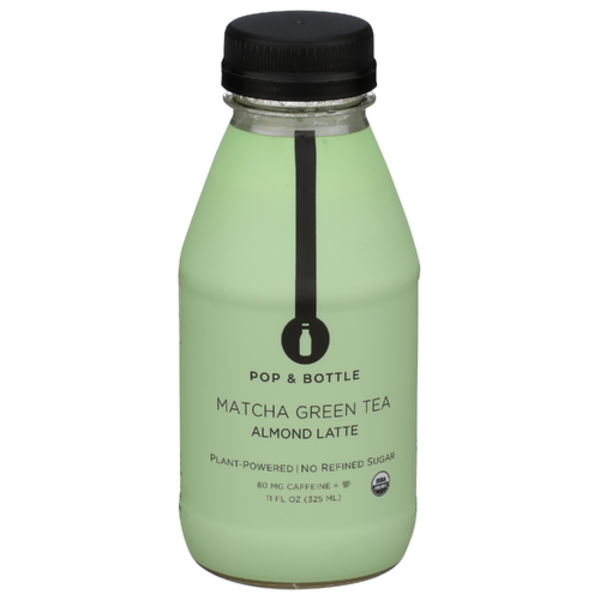 Pop & Bottle Organic Matcha Green Tea Almond Latte