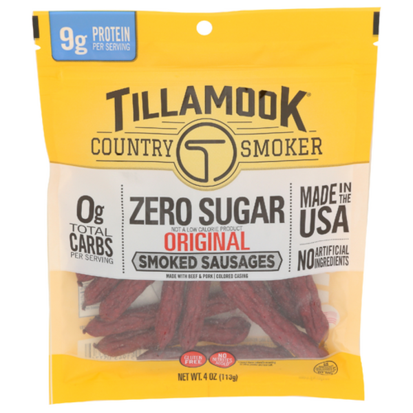 Tillamook Country Smoker Zero Sugar Original Smoked Sausages