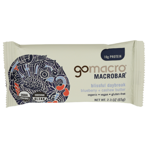 Gomacro Blueberry Cashew Butter Protein Bar
