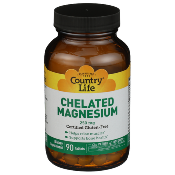 Country Life Chelated Magnesium 250 Mg