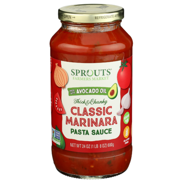 Sprouts Classic Marinara Avocado Oil Pasta Sauce