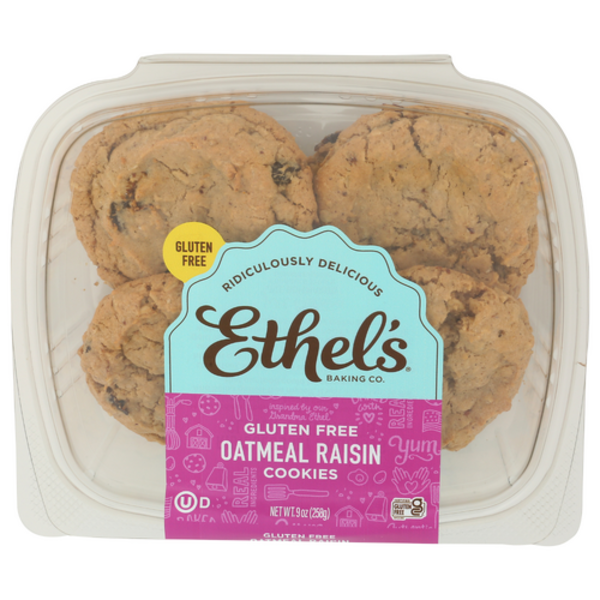 Ethels Baking Co Oatmeal Raisin Cookies