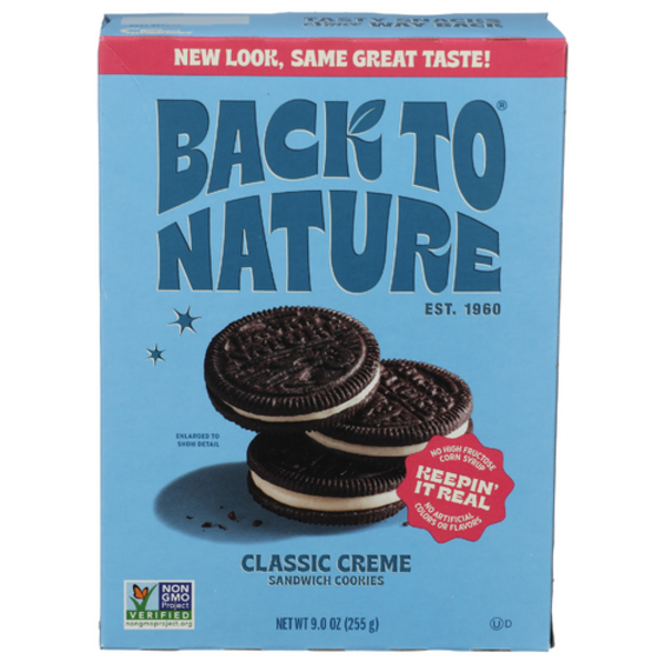 Back To Nature Classic Creme Sandwich Cookies