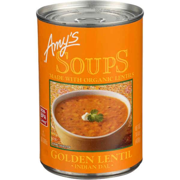 Amy's Golden Lentil Soup Indian Dal
