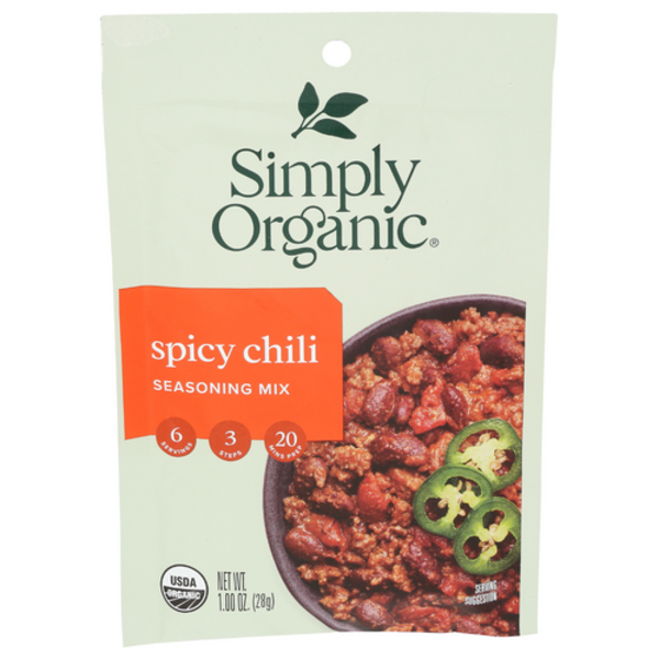Simply Organic Organic Spicy Chili Seasoning Mix