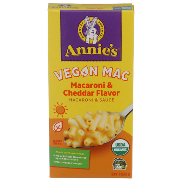 Annie's Homegrown Organic Cheddar Vegan Mac