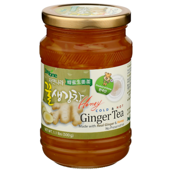 Jayone Cold & Hot Ginger Tea Made With Real Ginger & Honey