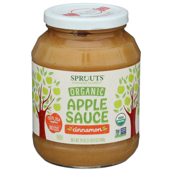Sprouts Organic Cinnamon Apple Sauce