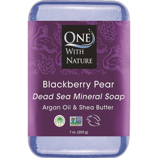 One With Nature Blackberry Pear Bar Soap