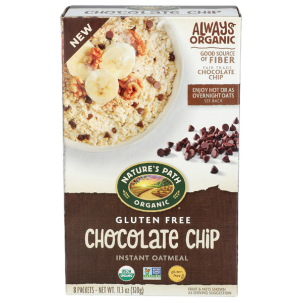 Nature's Path Organic Gluten Free Chocolate Chip Hot Oatmeal
