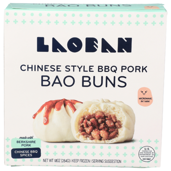 Laoban Chinese Style BBQ Pork Bao Buns