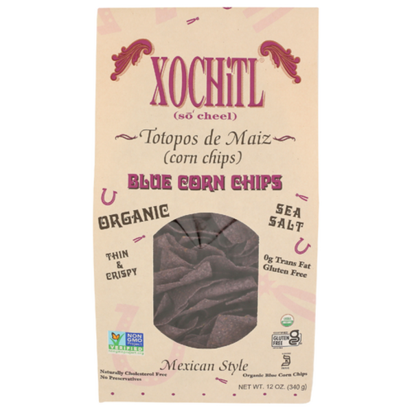 Xochitl Org Blue Corn Chips