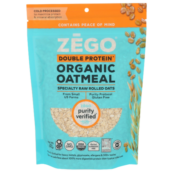 Zego Foods Organic Double Protein Oats