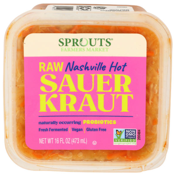 Sprouts Nashville Hot Raw Sauerkraut