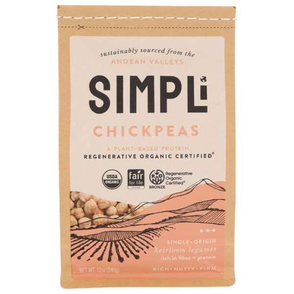 Simpli Organic Regenerative Chickpeas