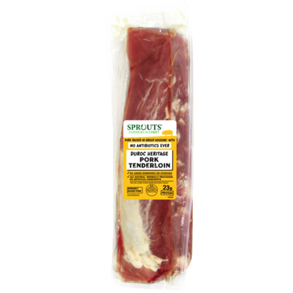 Sprouts Pork Tenderloin No Antibiotics Ever Cryovac