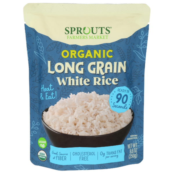 Sprouts Organic Long Grain White Rice Heat & Eat
