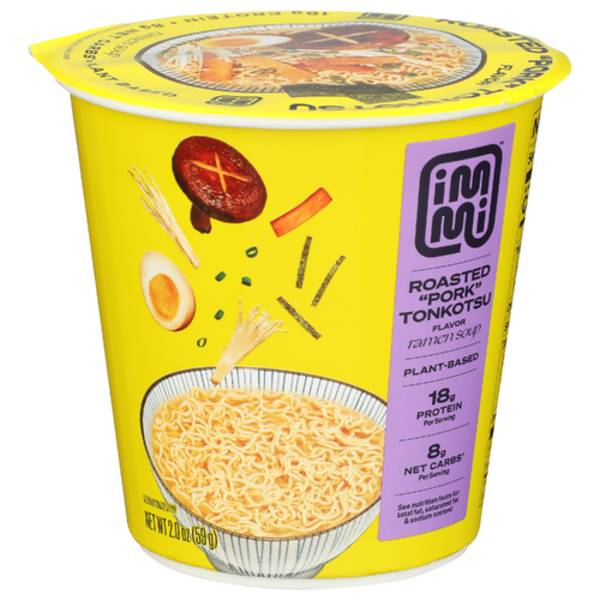 Immi Roasted "Pork" Tonkotsu Flavor Ramen Soup Cup