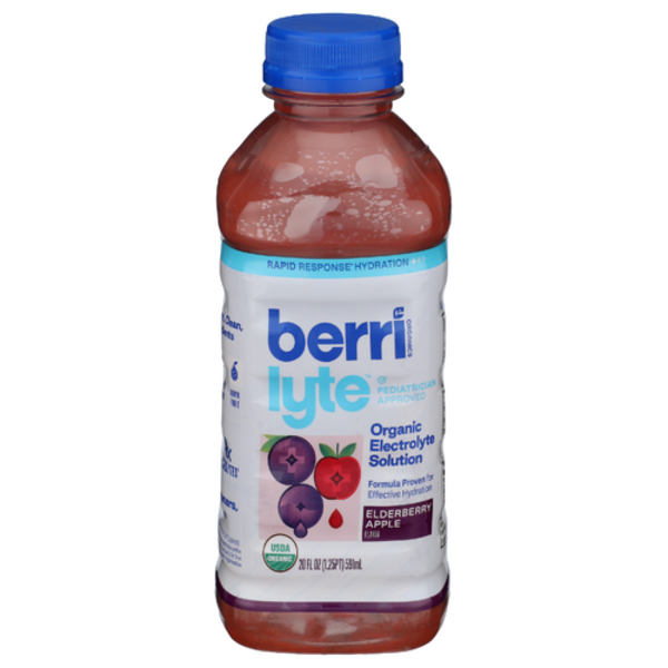 Berri Lyte Organic Elderberry Apple Electrolyte Solution