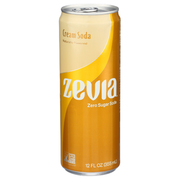 Zevia Cream Zero Sugar Soda