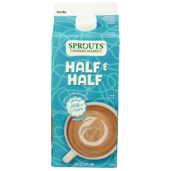 Sprouts Grade A Ultra Pasteurized Homogenized Half & Half