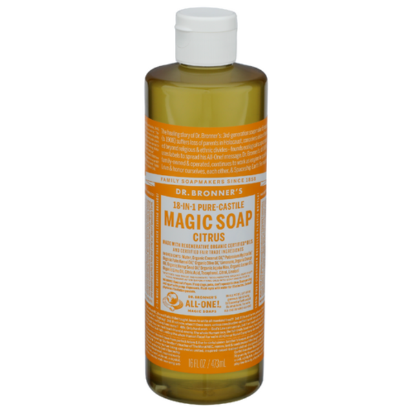 Dr. Bronner's Citrus Oil Liquid Soap