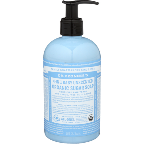 Dr. Bronner's Organic Baby Unscented Soap