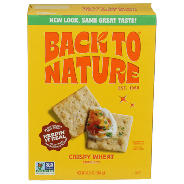 Back To Nature Crispy Wheat Crackers