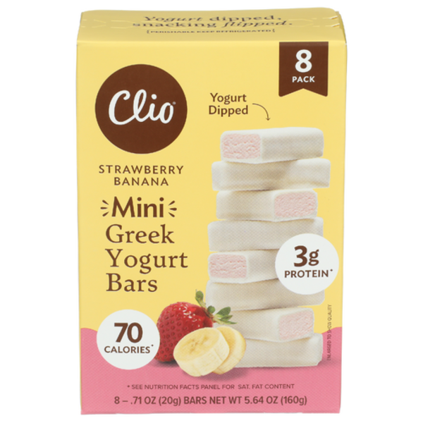 Clio Strawberry Baa Mini Greek Yogurt Bars