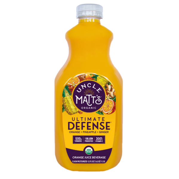 Uncle Matt's Organic Orange Defense Juice with Turmeric & Probiotics