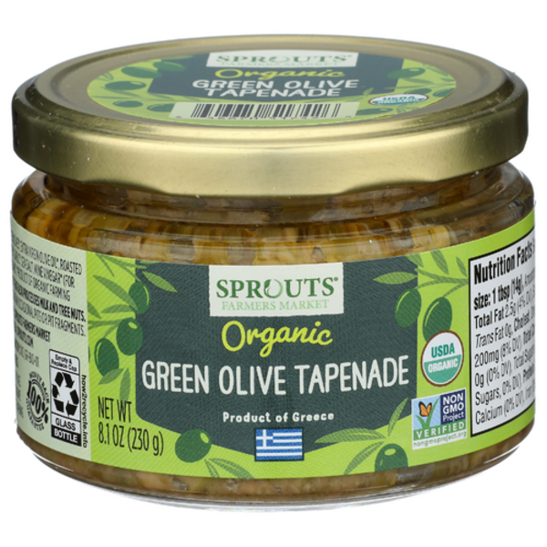 Sprouts Organic Green Olive Tapenade