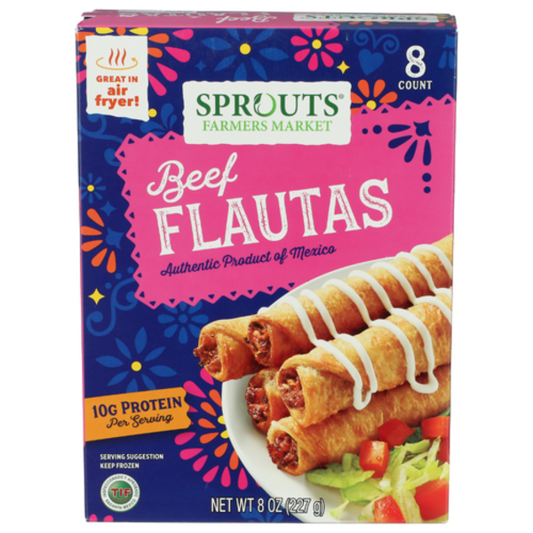 Sprouts Beef Flautas Taquitos