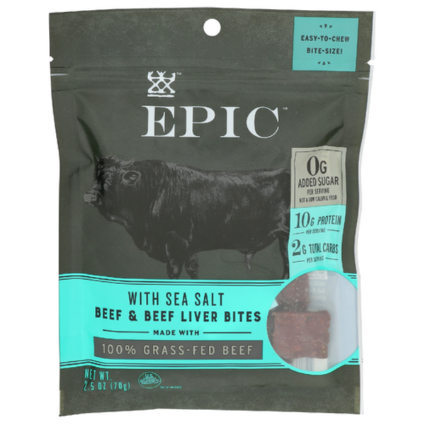 Epic Sea Salt Beef & Beef Liver Bites
