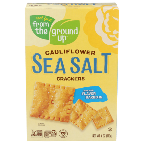 From The Ground Up Cauliflower Sea Salt Crackers