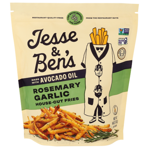 Jesse & Ben's Rosemary Garlic House-Cut Fries Made With Avocado Oil