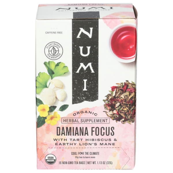 Numi Organic Damiana Focus Herbal Supplement
