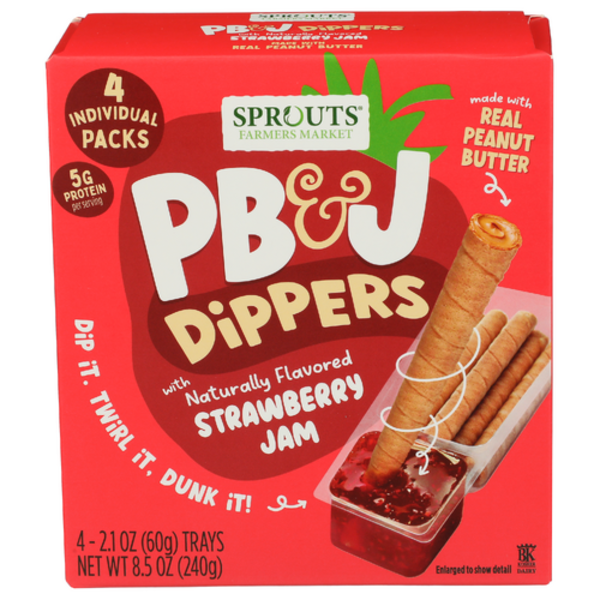 Sprouts PB & J Dippers With Strawberry Jam