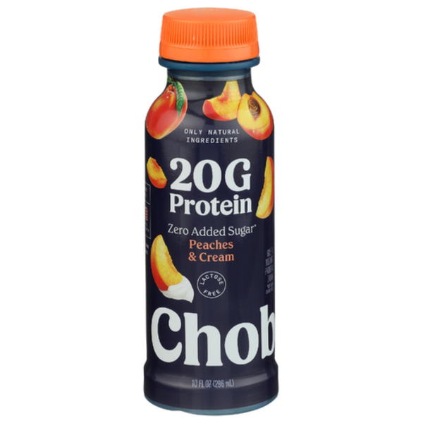 Chobani Peaches & Cream 20G Protein Greek Yogurt Protein Drink