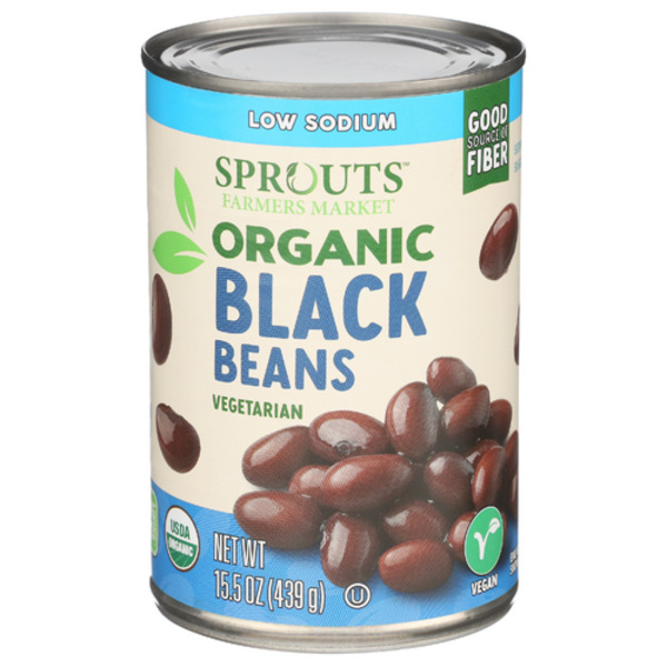 Sprouts Organic Low Sodium Black Beans
