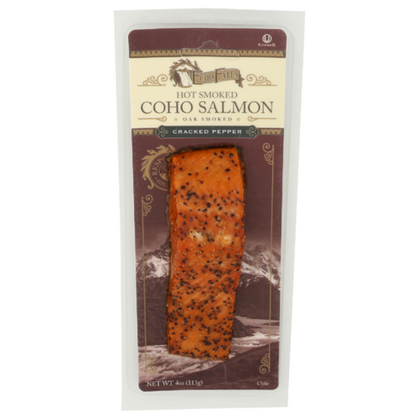 Echo Falls Cracked Pepper Hot Smoked Coho Salmon