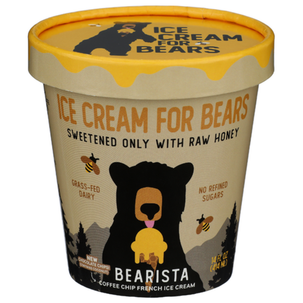 Ice Cream For Bears Bearista Coffee Chip French Ice Cream
