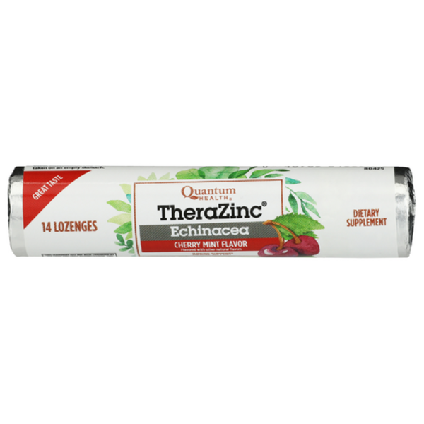 Quantum Health TheraZinc Echinacea Cherrymint Lozenges