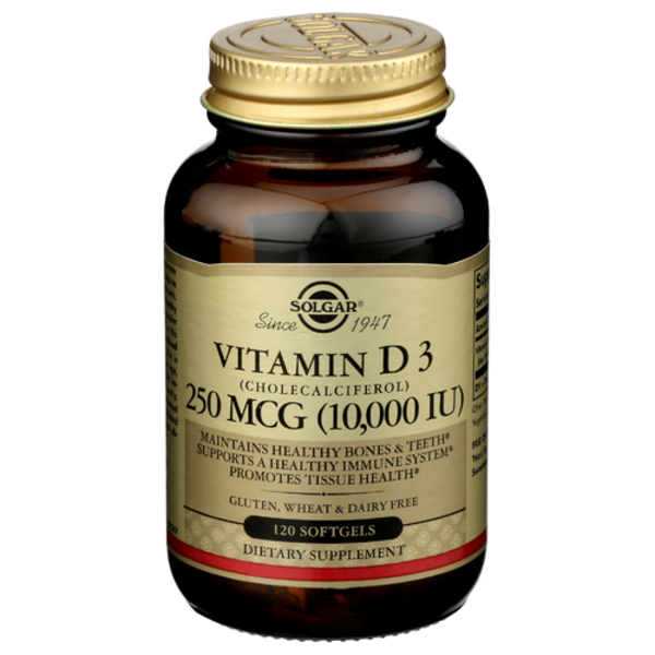 Solgar Vitamin D3 10,000 Iu Softgels