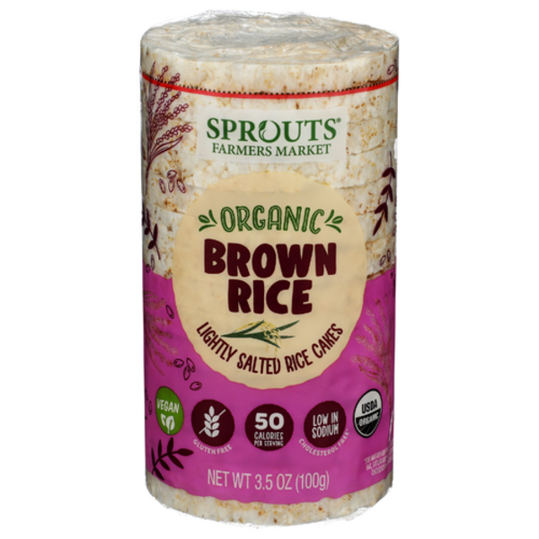Sprouts Organic Lightly Salted Brown Rice Cakes