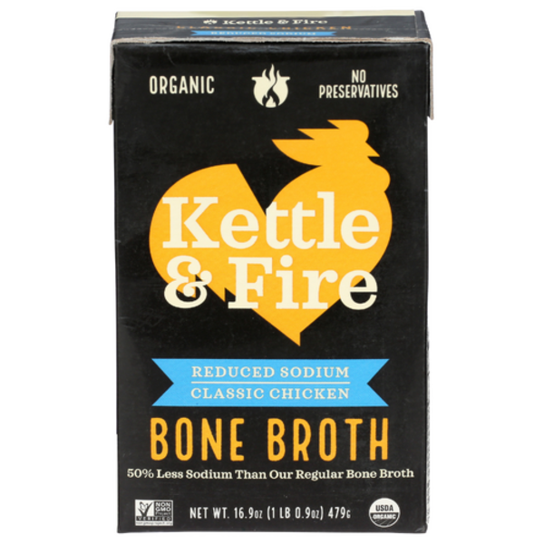 Kettle & Fire Reduced Sodium Classic Chicken Bone Broth