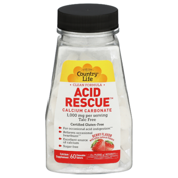 Country Life Berry Flavored Acid Rescue