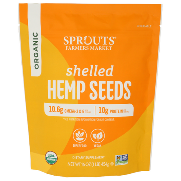 Sprouts Organic Shelled Hemp Seeds