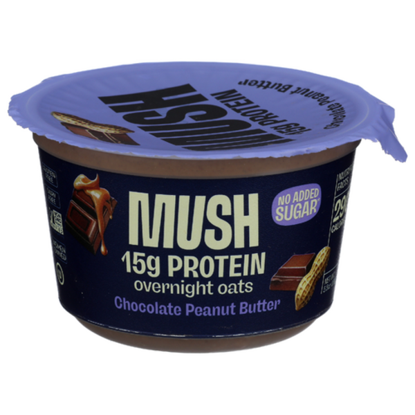 Mush Chocolate Peanut Butter Overnight Oats